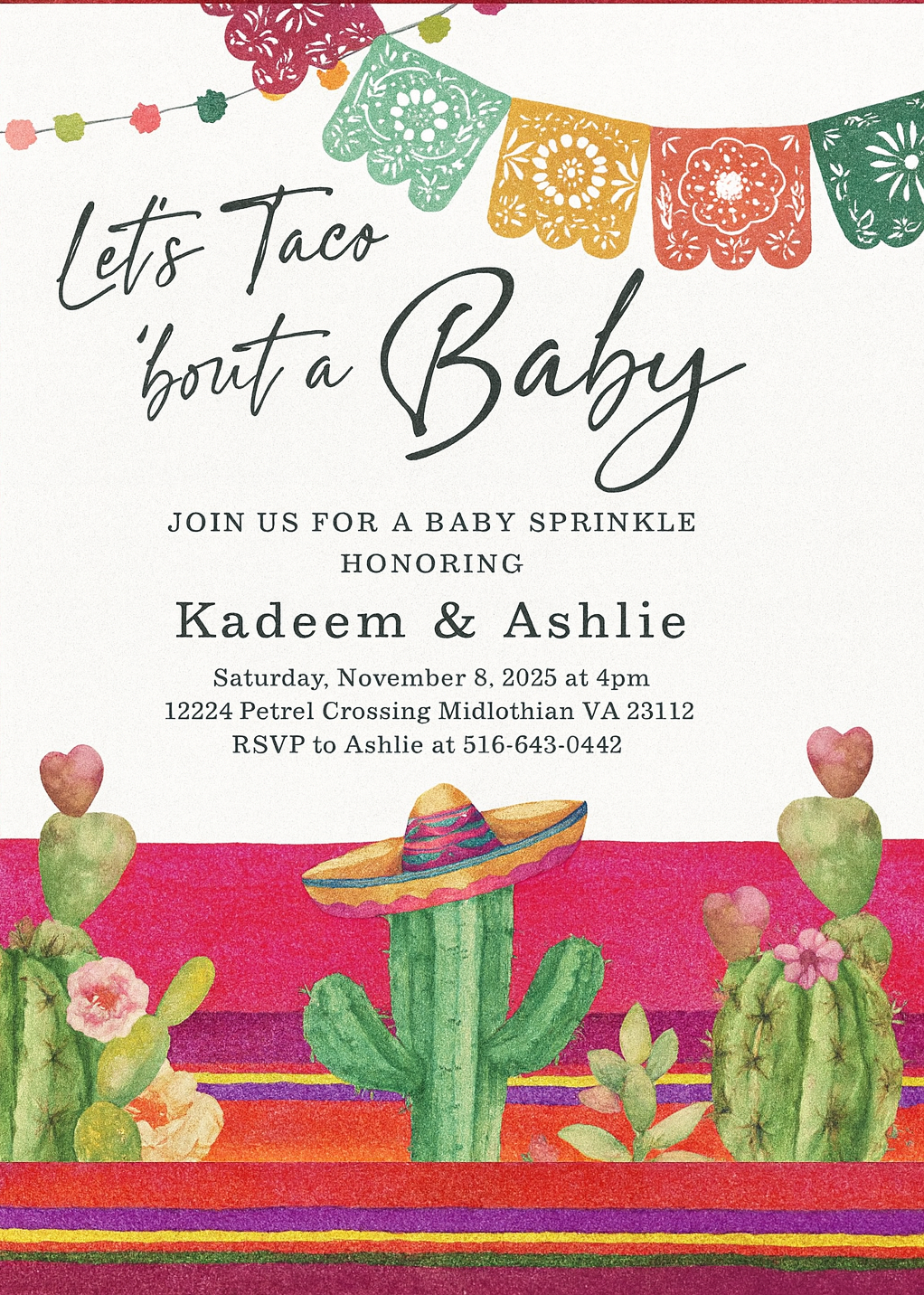 Baby Sprinkle Invite